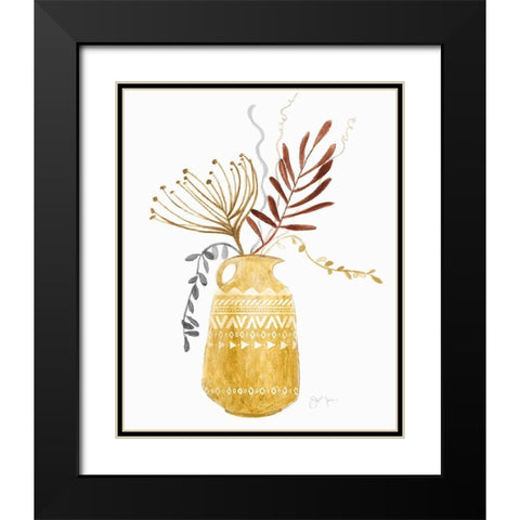 Sunset Meadow Picks I Black Modern Wood Framed Art Print with Double Matting by Tava Studios