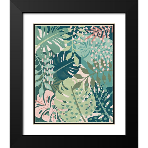 Island Tropics II Black Modern Wood Framed Art Print with Double Matting by Carpentieri, Natalie
