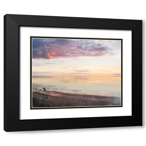 Endless Horizon Black Modern Wood Framed Art Print with Double Matting by Weisz, Irene