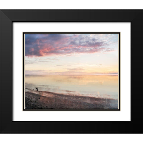 Endless Horizon Black Modern Wood Framed Art Print with Double Matting by Weisz, Irene