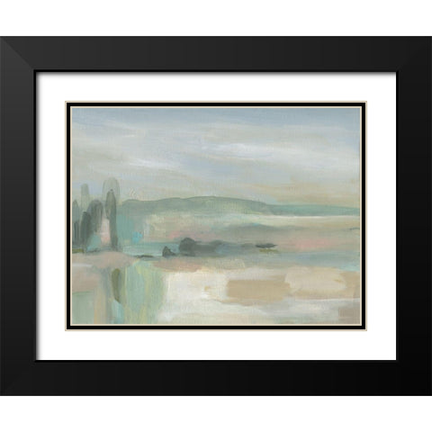 Whispers of Nature Black Modern Wood Framed Art Print with Double Matting by Robinson, Carol