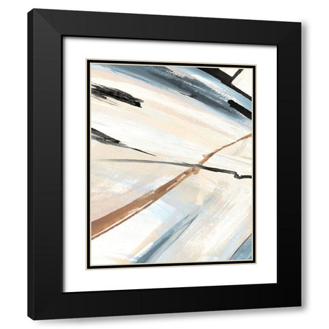Dancing Wind Revisit II Black Modern Wood Framed Art Print with Double Matting by Jill, Susan