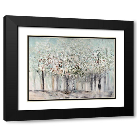 Mornings Soft Light Black Modern Wood Framed Art Print with Double Matting by Jill, Susan
