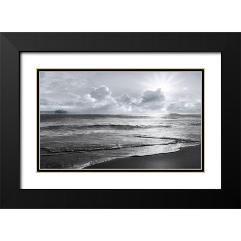 Eastern Winds Black Modern Wood Framed Art Print with Double Matting by Calascibetta, Mike
