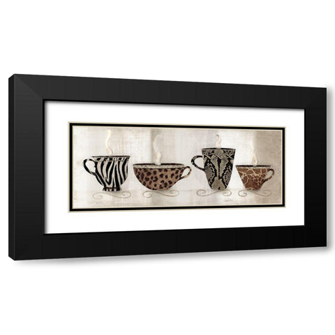 Coffee Skins I Black Modern Wood Framed Art Print with Double Matting by Tava Studios
