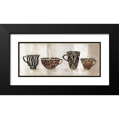 Coffee Skins I Black Modern Wood Framed Art Print with Double Matting by Tava Studios