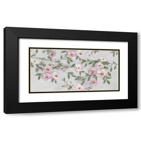 First Blooms Black Modern Wood Framed Art Print with Double Matting by Swatland, Sally