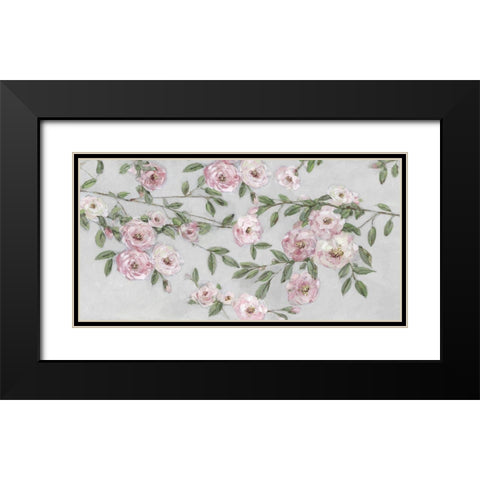 First Blooms Black Modern Wood Framed Art Print with Double Matting by Swatland, Sally