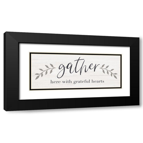 Grateful Black Modern Wood Framed Art Print with Double Matting by Carpentieri, Natalie