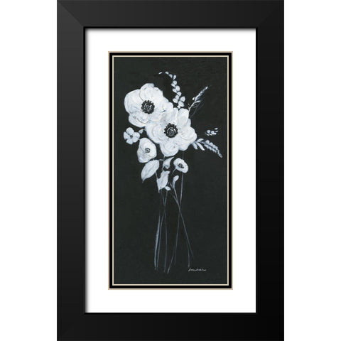 Romantic Botanical I Black Modern Wood Framed Art Print with Double Matting by Swatland, Sally