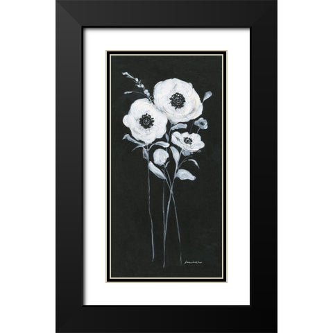 Romantic Botanical II Black Modern Wood Framed Art Print with Double Matting by Swatland, Sally