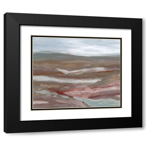 Valley of Fall Black Modern Wood Framed Art Print with Double Matting by Robinson, Carol