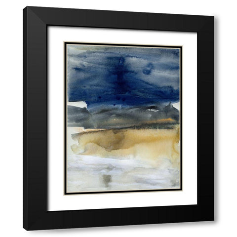 Golden Hour Shadows I Black Modern Wood Framed Art Print with Double Matting by Jill, Susan