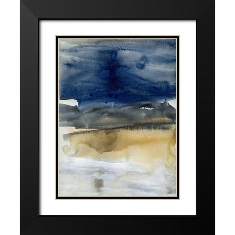 Golden Hour Shadows I Black Modern Wood Framed Art Print with Double Matting by Jill, Susan