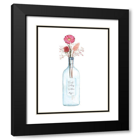 Frost Valley Vodka Black Modern Wood Framed Art Print with Double Matting by Jill, Susan
