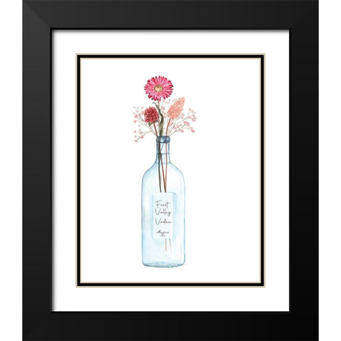 Frost Valley Vodka Black Modern Wood Framed Art Print with Double Matting by Jill, Susan