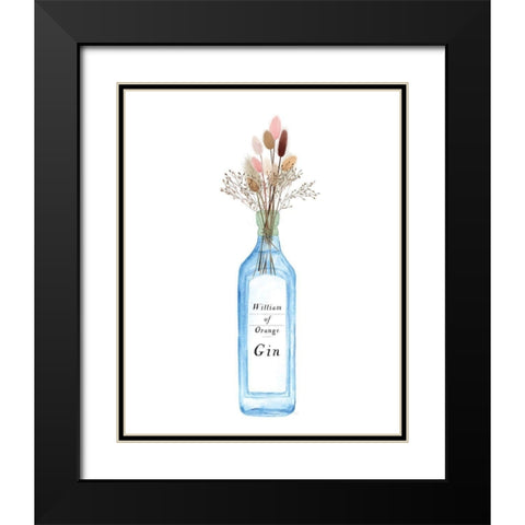 William of Orange Gin Black Modern Wood Framed Art Print with Double Matting by Jill, Susan