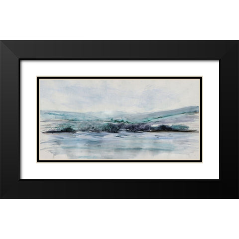Beech Mountain Black Modern Wood Framed Art Print with Double Matting by Jill, Susan