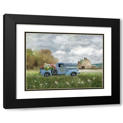 Fresh Country Picks Black Modern Wood Framed Art Print with Double Matting by Nan