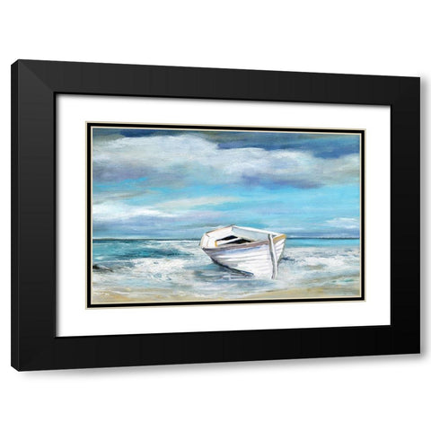 Classic Coast Black Modern Wood Framed Art Print with Double Matting by Robinson, Carol