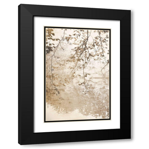 Fresco Black Modern Wood Framed Art Print with Double Matting by Weisz, Irene