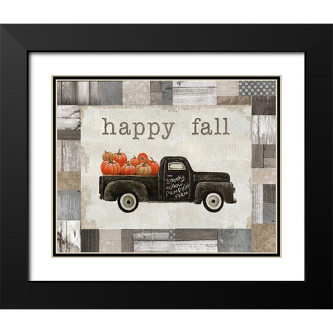 Spooky Hollow Farm Black Modern Wood Framed Art Print with Double Matting by Brooks, Donna