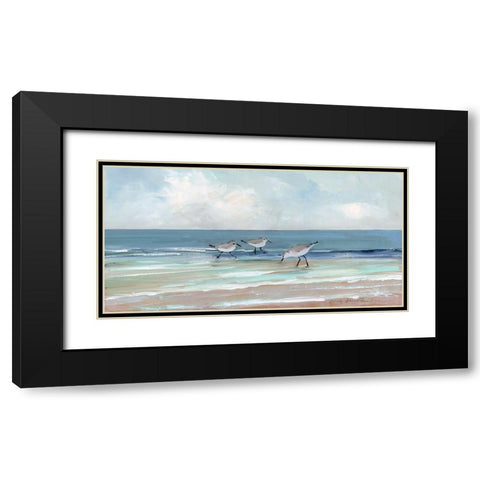 Shore Searching I Black Modern Wood Framed Art Print with Double Matting by Swatland, Sally