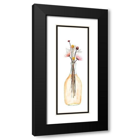 Picked Some Flowers II Black Modern Wood Framed Art Print with Double Matting by Jill, Susan