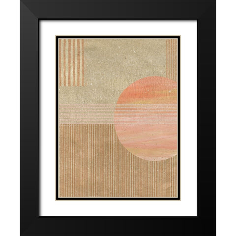 Adobe Sunrise II Black Modern Wood Framed Art Print with Double Matting by Jill, Susan