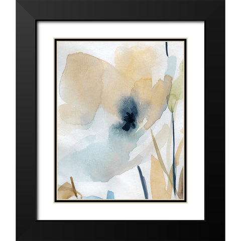 Blooming Wash II Black Modern Wood Framed Art Print with Double Matting by Robinson, Carol