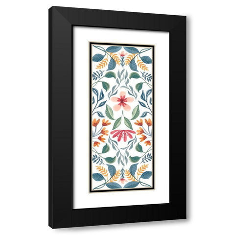 Folk Panel II Black Modern Wood Framed Art Print with Double Matting by Brockmon, Kristen