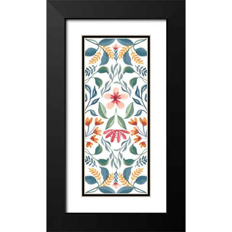 Folk Panel II Black Modern Wood Framed Art Print with Double Matting by Brockmon, Kristen