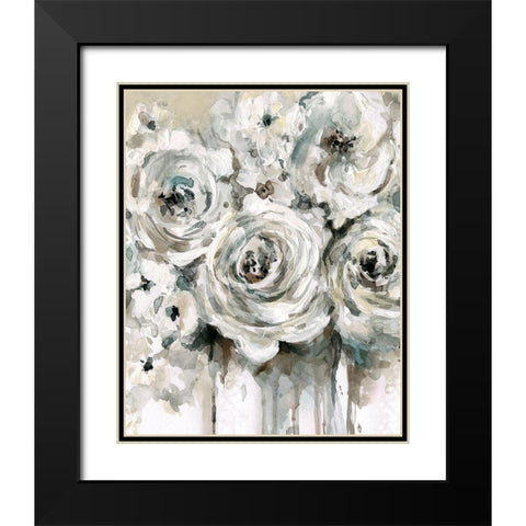 Soft Fragrance II Black Modern Wood Framed Art Print with Double Matting by Robinson, Carol