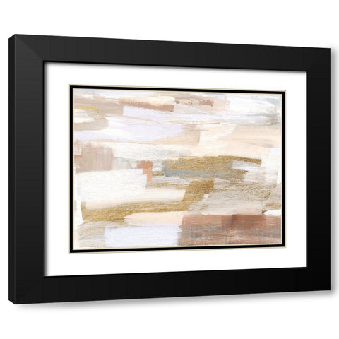 Gold Quartz II Black Modern Wood Framed Art Print with Double Matting by Jill, Susan