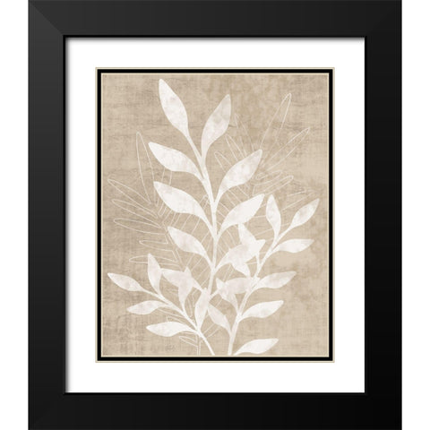 Foliage Retreat II Black Modern Wood Framed Art Print with Double Matting by Carpentieri, Natalie