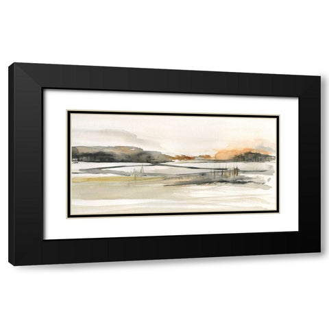 Turnwood Clearing Black Modern Wood Framed Art Print with Double Matting by Jill, Susan