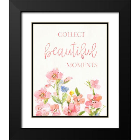 Beautiful Moments Black Modern Wood Framed Art Print with Double Matting by Swatland, Sally