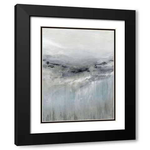 A Cool Wind Black Modern Wood Framed Art Print with Double Matting by Robinson, Carol