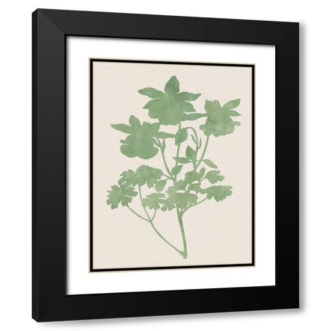 Vintage Garden I Black Modern Wood Framed Art Print with Double Matting by Jill, Susan