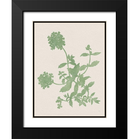 Vintage Garden II Black Modern Wood Framed Art Print with Double Matting by Jill, Susan