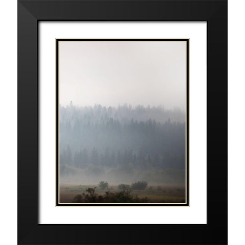 Morning Glow I Black Modern Wood Framed Art Print with Double Matting by Robinson, Carol