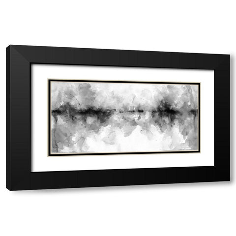 Island Mist Black Modern Wood Framed Art Print with Double Matting by Robinson, Carol