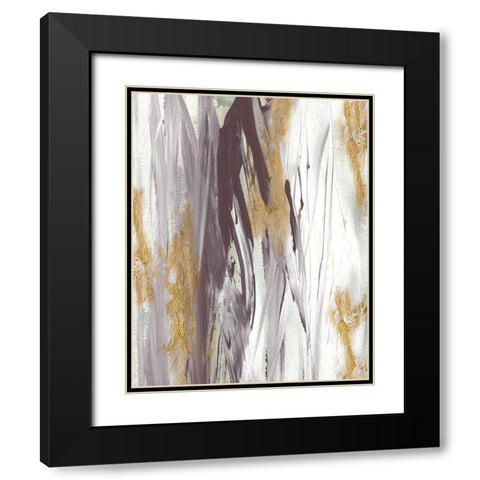 Tumultuous Amethyst I Black Modern Wood Framed Art Print with Double Matting by Jill, Susan