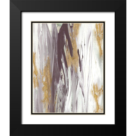 Tumultuous Amethyst I Black Modern Wood Framed Art Print with Double Matting by Jill, Susan