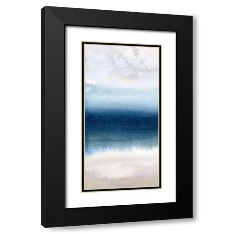 Misty Bay II Black Modern Wood Framed Art Print with Double Matting by Brockmon, Kristen