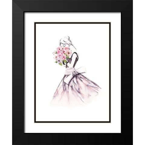 Strike A Pose I Black Modern Wood Framed Art Print with Double Matting by Chang, Stella