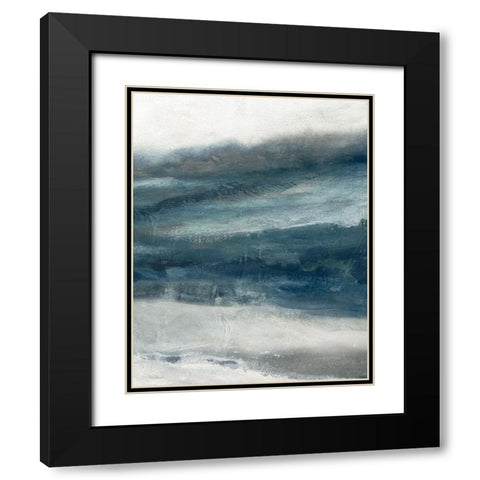 Private Inlet II Black Modern Wood Framed Art Print with Double Matting by Robinson, Carol