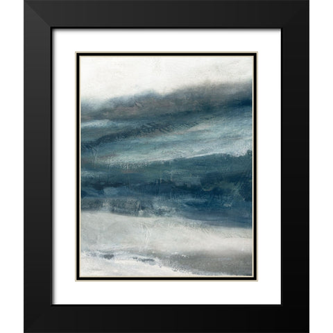 Private Inlet II Black Modern Wood Framed Art Print with Double Matting by Robinson, Carol