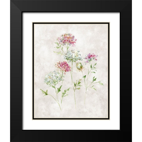 Soft Lace II Black Modern Wood Framed Art Print with Double Matting by Swatland, Sally