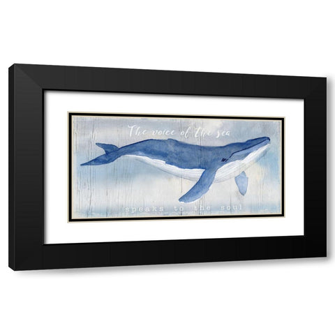 Voice of the Sea Black Modern Wood Framed Art Print with Double Matting by Swatland, Katie